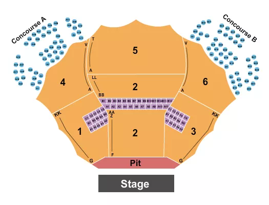 seating chart for Leader Bank Pavilion - Endstage GA Pit - eventticketscenter.com