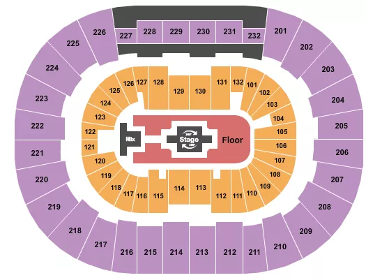 seating chart for Legacy Arena at The BJCC - Rod Wave - eventticketscenter.com