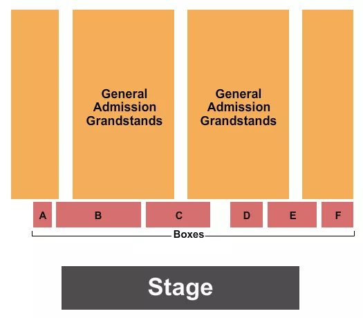 seating chart for Lenawee County Fair - Grandstand GA & Box Seats - eventticketscenter.com
