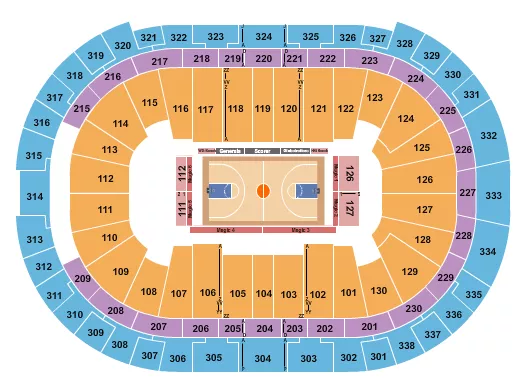 seating chart for Lenovo Center - Basketball - Globetrotters - eventticketscenter.com