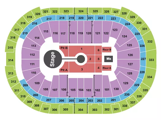 seating chart for Lenovo Center - Brandon Lake - eventticketscenter.com