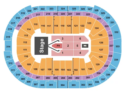 seating chart for Lenovo Center - Conan Gray - eventticketscenter.com