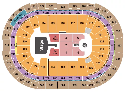 seating chart for Lenovo Center - Greta Van Fleet - eventticketscenter.com