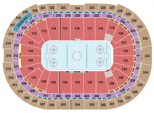 seating chart for Lenovo Center - Hockey - eventticketscenter.com