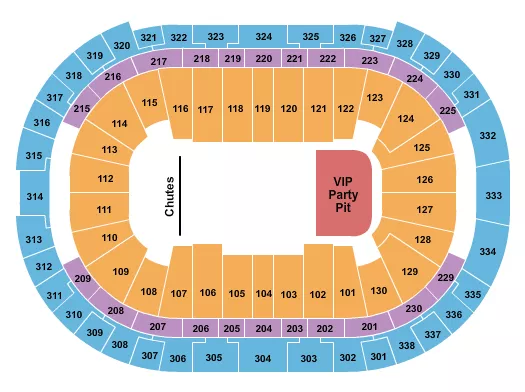 seating chart for Lenovo Center - Rodeo - CINCH - eventticketscenter.com