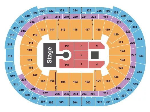 seating chart for Lenovo Center - Weezer - eventticketscenter.com