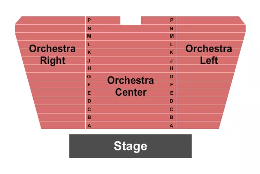 seating chart for Leura Hill Eastman Performing Arts Center - Endstage - eventticketscenter.com