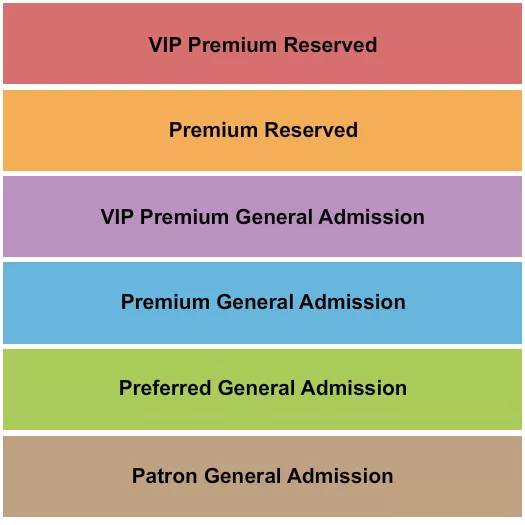 seating chart for Levitt Pavilion Westport - GA/Premium/VIP 2 - eventticketscenter.com