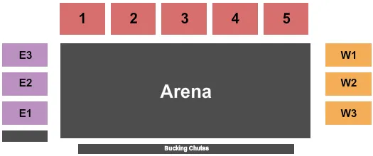 seating chart for Lewis & Clark County Fairgrounds - Helena - Rodeo - eventticketscenter.com