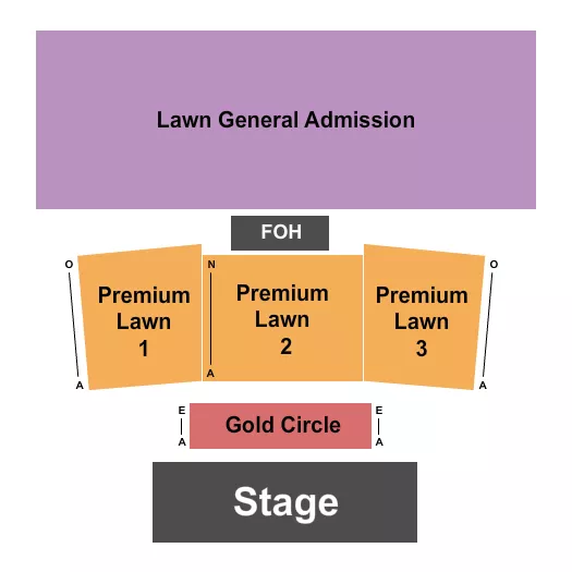 seating chart for Lewis Ginter Botanical Garden - GC/Premium/Lawn 2 - eventticketscenter.com
