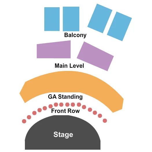 seating chart for Lexington Village Theatre - End Stage - eventticketscenter.com