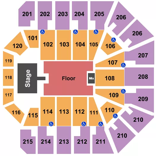 seating chart for Liacouras Center - Davido - eventticketscenter.com