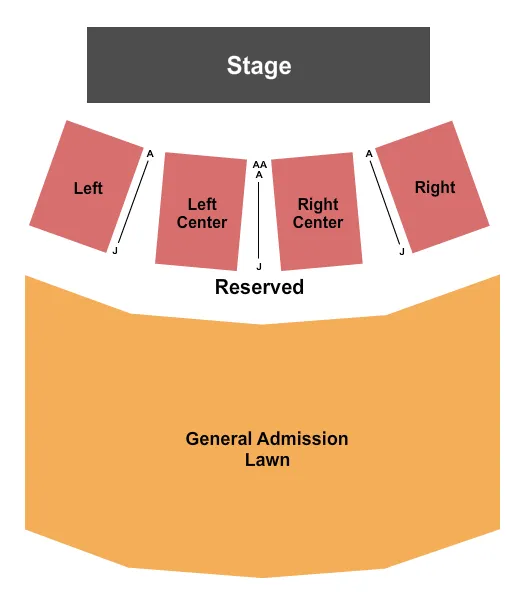 seating chart for Liberty Bank Amphitheater - Endstage - eventticketscenter.com