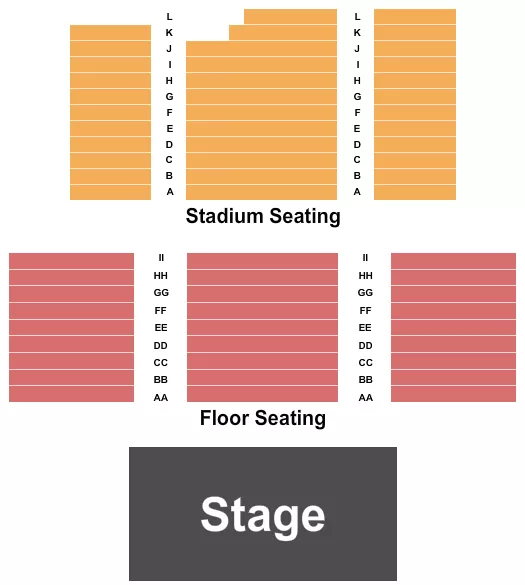 seating chart for Light House Arts Centre - Endstage 2 - eventticketscenter.com