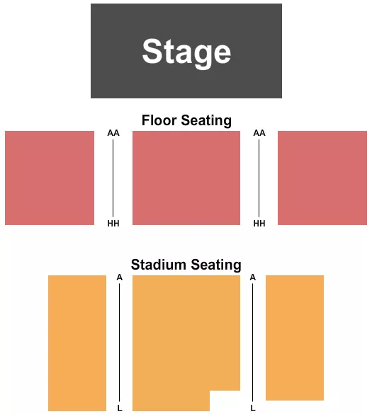 seating chart for Light House Arts Centre - Endstage - eventticketscenter.com