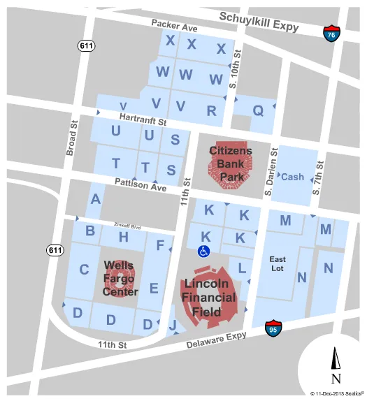 PARKING NFC Wild Card Home Game Philadelphia Eagles vs. Green Bay