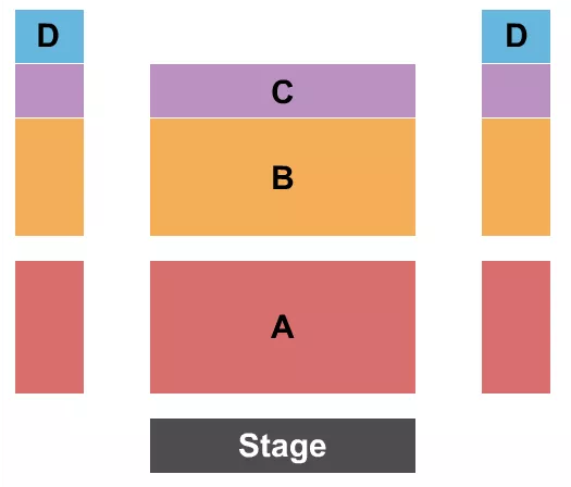 seating chart for Lincoln Theatre - Mount Vernon - Candlelight - eventticketscenter.com