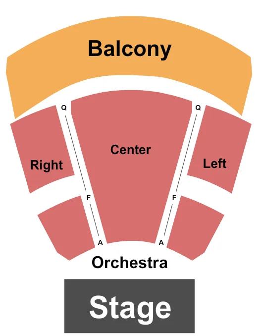 seating chart for Lincoln Theatre - Columbus - Endstage 2 - eventticketscenter.com