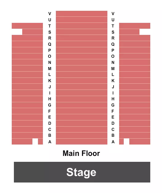 seating chart for Lions Lincoln Theatre - Endstage - No Balcony - eventticketscenter.com