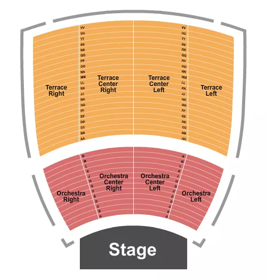 seating chart for Lisner Auditorium - Endstage - eventticketscenter.com