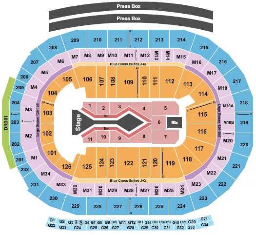 Little Caesars Arena Tickets & Seating Chart - ETC