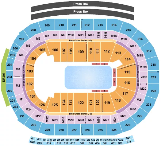 Little Caesars Arena Tickets & Seating Chart - ETC