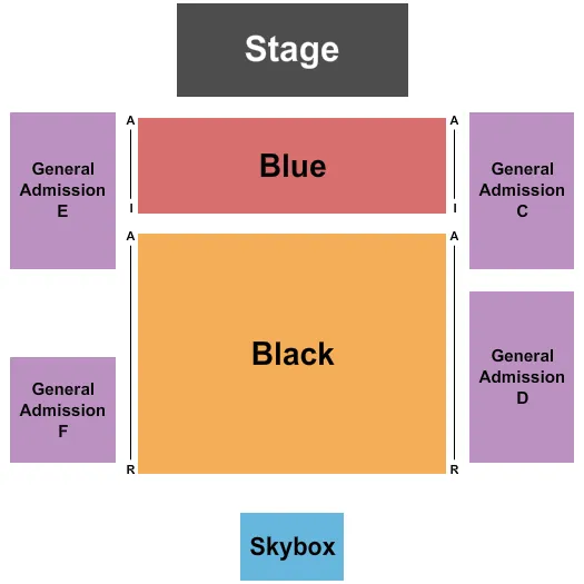 seating chart for Little Creek Casino Resort - End Stage 2 - eventticketscenter.com
