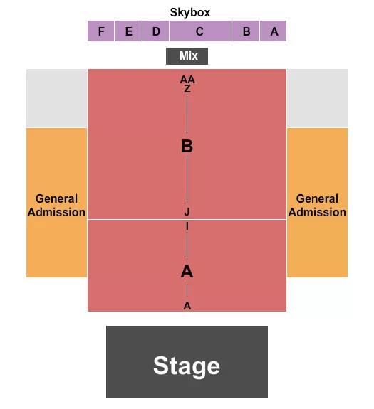 seating chart for Little Creek Casino Resort - Endstage 4 - eventticketscenter.com