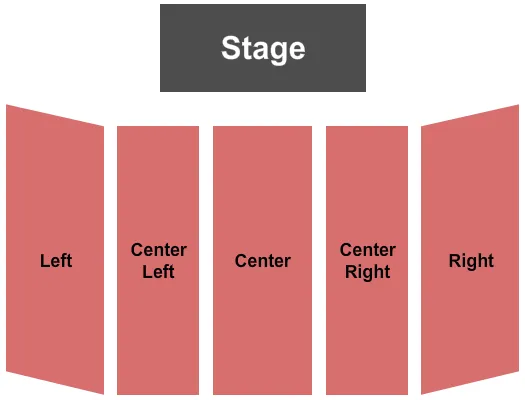 seating chart for Live! Casino & Hotel Philadelphia - End Stage - eventticketscenter.com