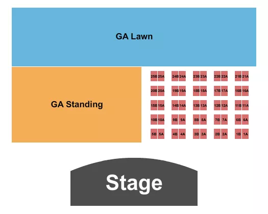 seating chart for Live at the Lakefront - GA/Table 2 - eventticketscenter.com
