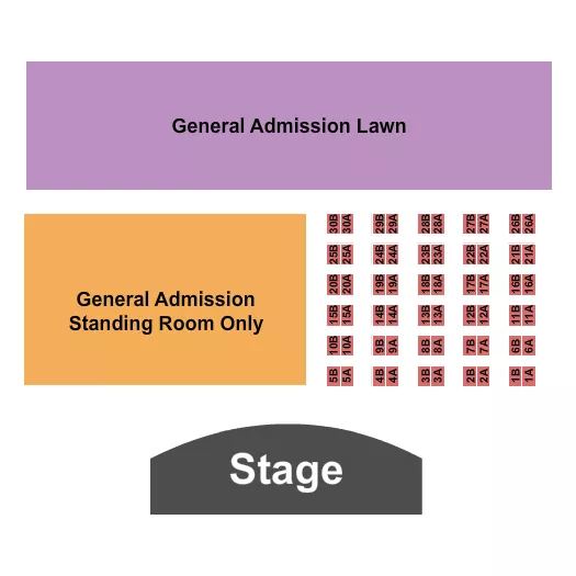 seating chart for Live at the Lakefront - GA/Table - eventticketscenter.com