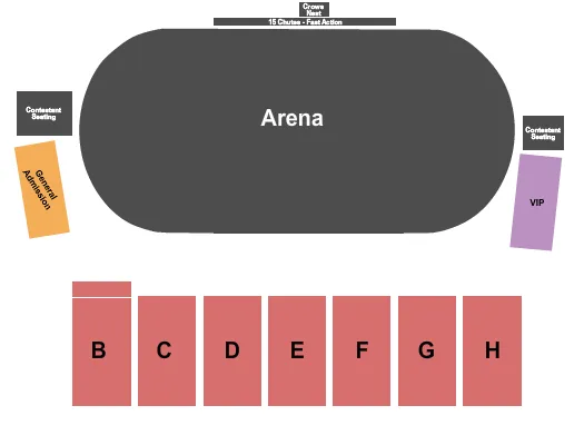 seating chart for Livermore Valley Stadium - Rodeo - eventticketscenter.com