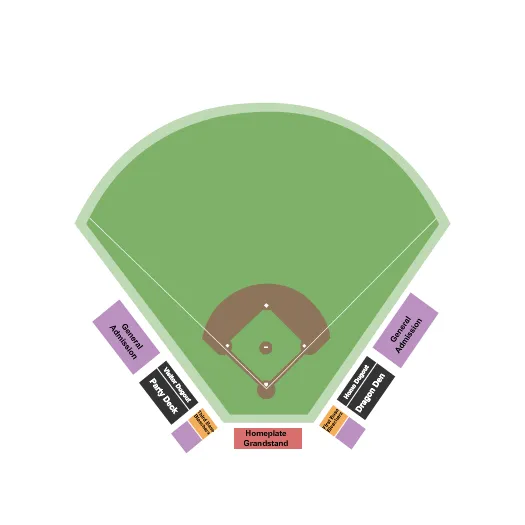 seating chart for Lloyd Hopkins Field - Baseball - eventticketscenter.com