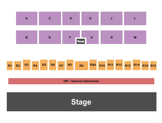 seating chart for Logan County Fairgrounds - CO - End Stage VIP - eventticketscenter.com