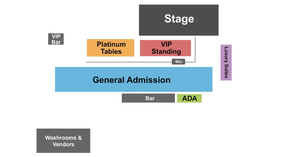 seating chart for London International Airport - Rock The Runway - eventticketscenter.com