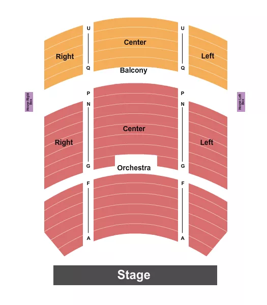 seating chart for Lone Tree Arts Center - End Stage - eventticketscenter.com