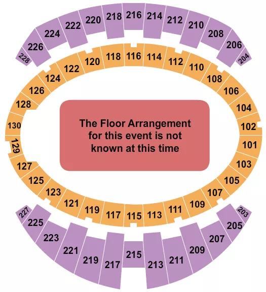 Generic Floor Seating Map