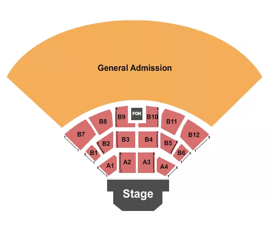 seating chart for Longhorn Backyard Amphitheater - Endstage - eventticketscenter.com