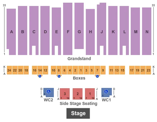seating chart for Los Angeles County Fair - Old Dominion - eventticketscenter.com