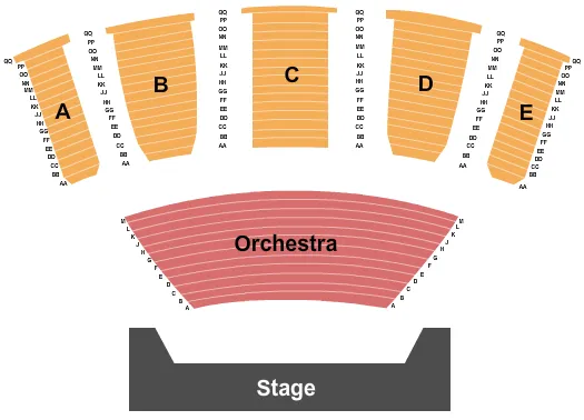 seating chart for Lubbock Memorial Civic Center - Endstage 2 - eventticketscenter.com