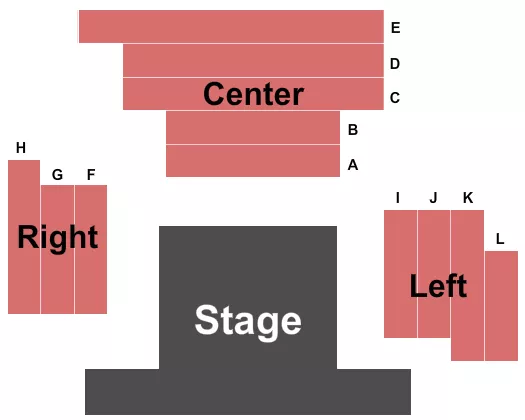 seating chart for Lucky Penny Productions - Endstage - eventticketscenter.com