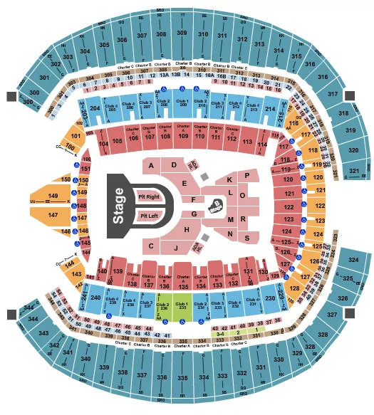 seating chart for Lumen Field - Karol G - eventticketscenter.com