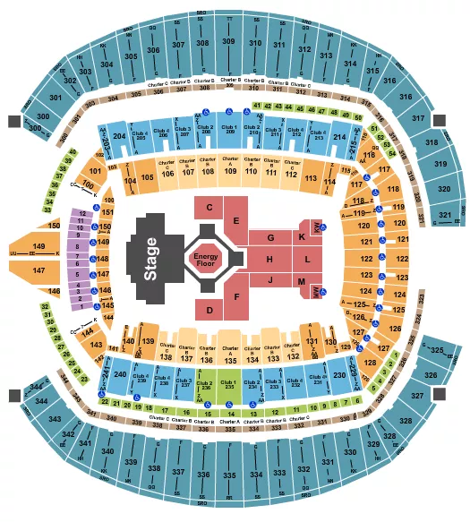 seating chart for Lumen Field - Kendrick Lamar - eventticketscenter.com