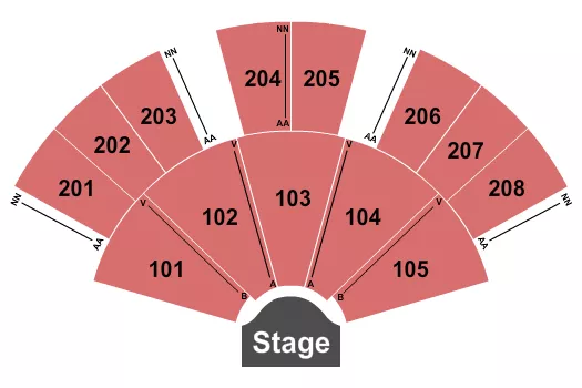 seating chart for Lutheran Church of Hope - Endstage - eventticketscenter.com