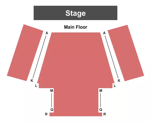 seating chart for Lyceum Theatre - Arrow Rock - End Stage - eventticketscenter.com