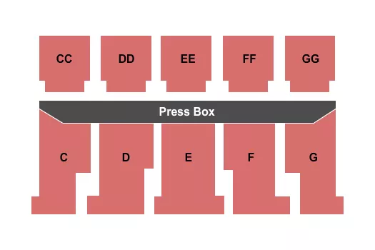 seating chart for M. M. Roberts Stadium - DCI - eventticketscenter.com