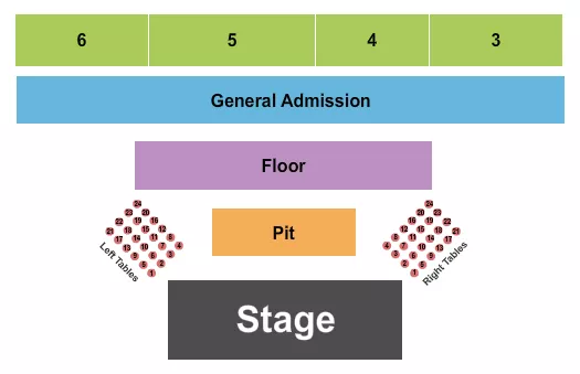 seating chart for MODE Stadium Stateline Speedway - Endstage 2 Tables - eventticketscenter.com