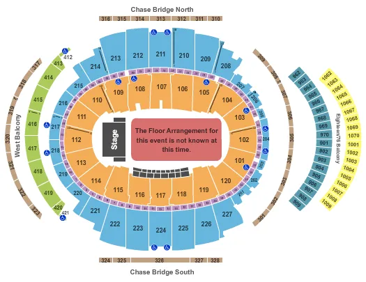 seating chart for Madison Square Garden - Generic Floor - eventticketscenter.com