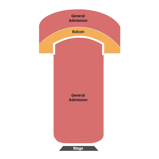 seating chart for MTelus - GA Floor-Res/GA Balc - eventticketscenter.com