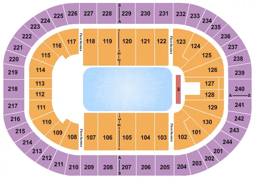 seating chart for MVP Arena - Disney On Ice - eventticketscenter.com